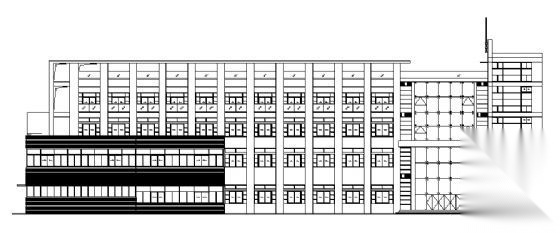 上海某软件公司办公楼建筑施工图