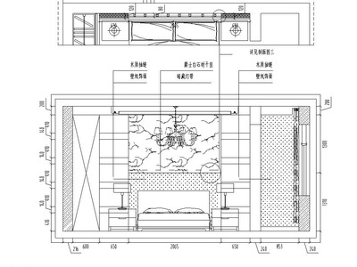 现代简约149㎡3室2厅2卫住宅装修施工图设计 平层