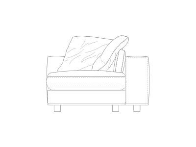 沙发 图块意大利家具家具图块