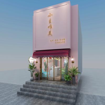 现代美甲店门头