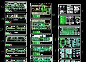 办公楼强弱电施工CAD图