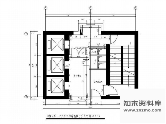 施工图电梯厅装修设计图