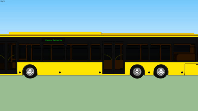 Diamond Cushion L Luxury Bus 校车 巴士 火车