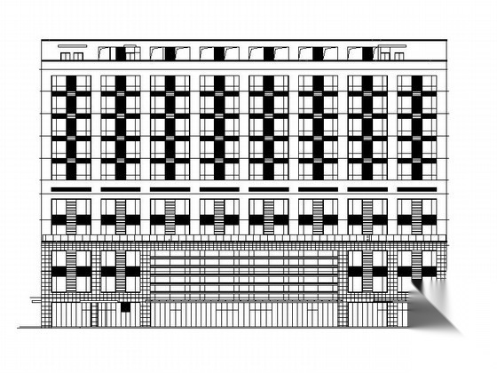 [江苏]现代风格市级甲等医院综合楼建筑设计施工图（知名...