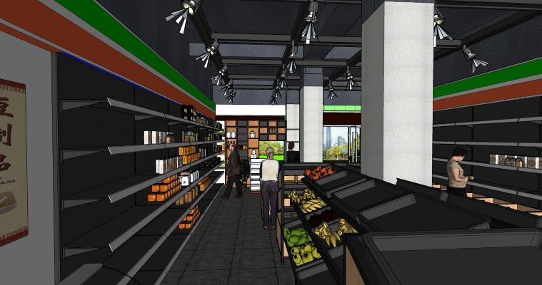 现代便利店 生活用品区