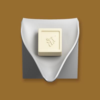 现代易旅肥皂盒 吸盘壁挂式 香皂架 免打孔