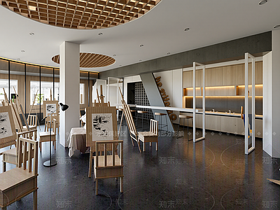 现代艺术展厅
