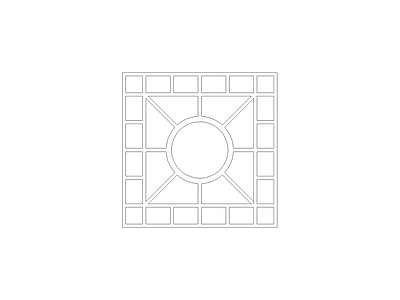 地面拼花 现代家具图块别墅家具图块施工图