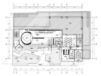 广东广州现代极简售楼处CAD施工图+效果图