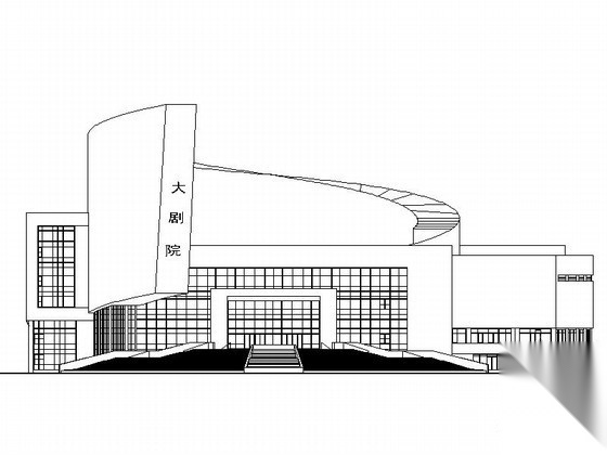 [丹东]某四层中型剧场建筑施工图