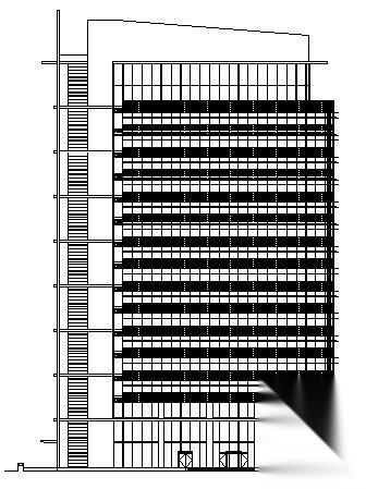 某十七层民生银行建筑方案图