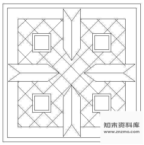 图块/节点铺地花纹图块25