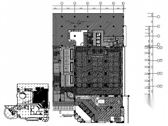 [广东]现代五星级国际大酒店中餐厅室内装修施工图