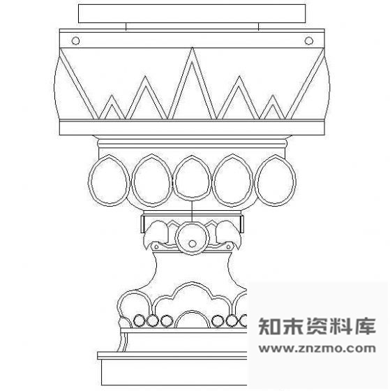 图块/节点西式柱头