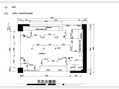 某独特服装专卖店装修设计cad施工图