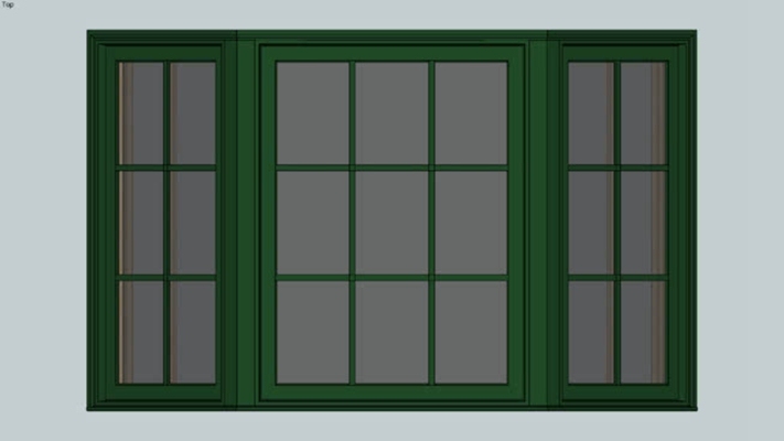 窗户组合 草图大师模型