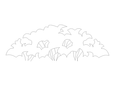 地被种植 植物图块