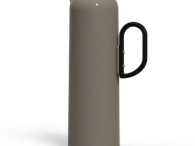 带手柄的圆柱容器
