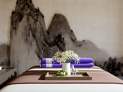 新中式酒店客房