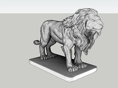 雕塑狮子 - Escultura Leao