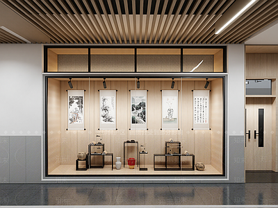 新中式艺术展厅