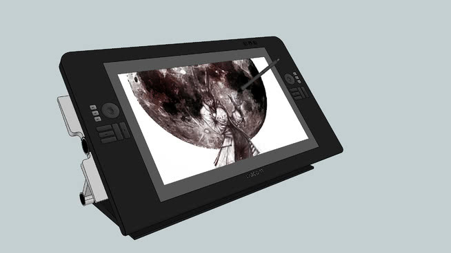 Wacom Cintiq 24高清、标。 显示器 监视器 机