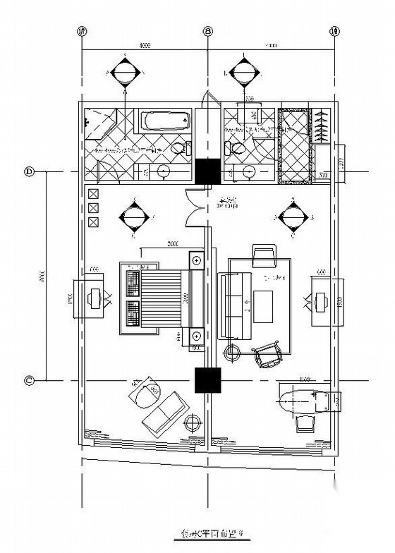 国际大酒店套房设计图Ⅱ 客房