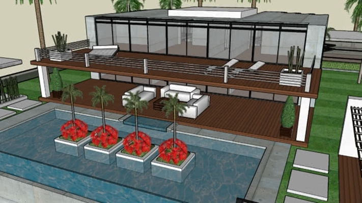 成图规划 草图大师模型