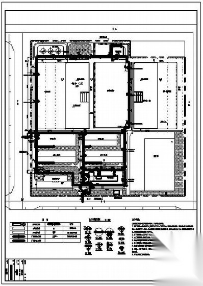 [河北]某厂区室外给排水管网图纸 市政给排水 给排水图