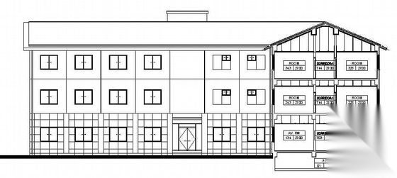 威海 某高档高尔夫俱乐部建筑结构施工图 包括茶室 会    娱乐会所 商业建筑