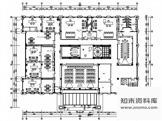 施工图绵阳精品绝版地段标志性楼盘中欧混搭售楼处装修施工图含效果