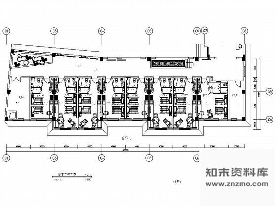 施工图山西垃圾焚烧发电厂内现代风格公寓楼室内装修施工图