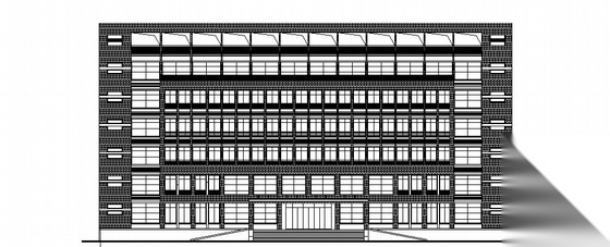 某企业七层综合楼建筑投标方案图