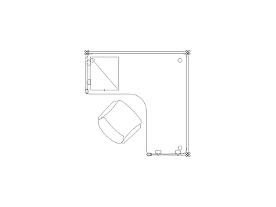 沙发 办公家具模块