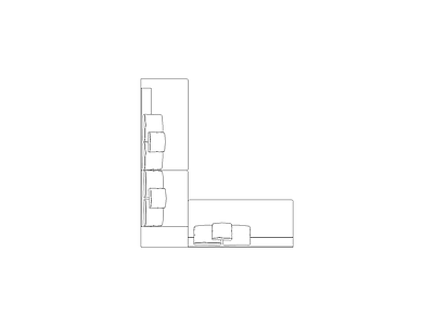 网红高端家具图块 沙发