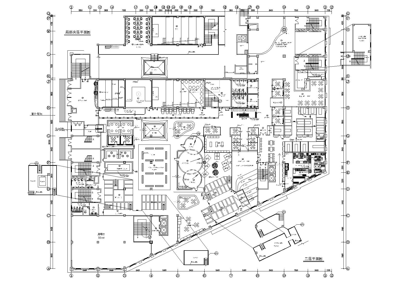 [青岛]松乐汀温泉休闲会所施工图+效果图