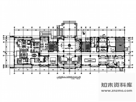 施工图江苏新江东核心区豪华欧式风格三层会所室内设计装修施工图