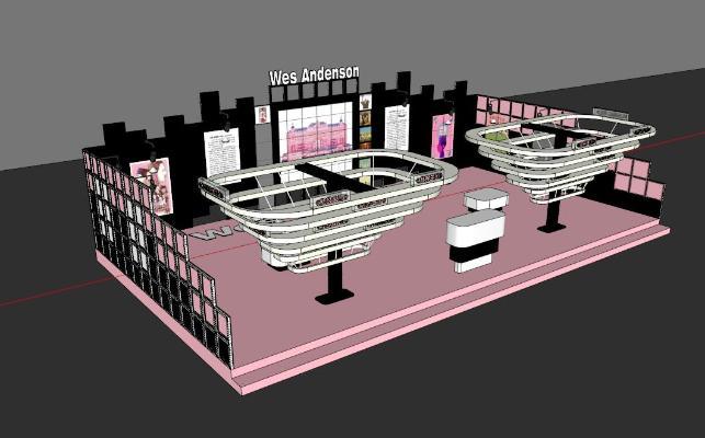 现代维斯·安德森展厅 展位