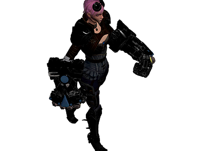 机械风格人物模型