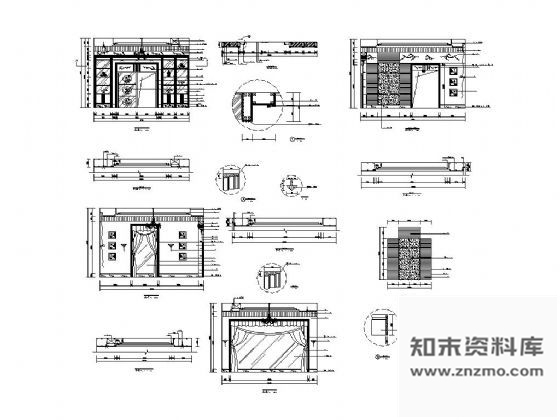 图块/节点豪华别墅餐厅装修详图