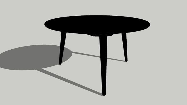 CHO8咖啡桌，Carl Hansen，由汉斯·瓦格纳设计1954 椅子 桌子 家具