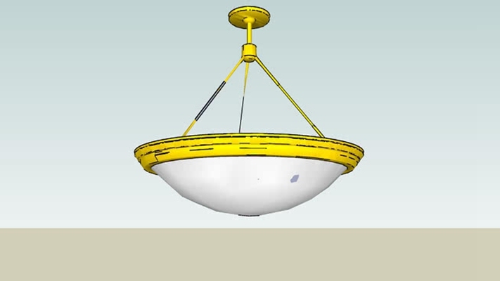 吊灯 草图大师模型