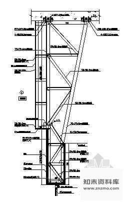 图块/节点入户大堂玻璃幕墙节点图 节点 结构节点图