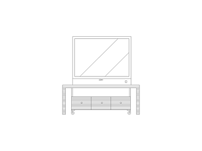 柜子 现代家具图块别墅家具图块施工图