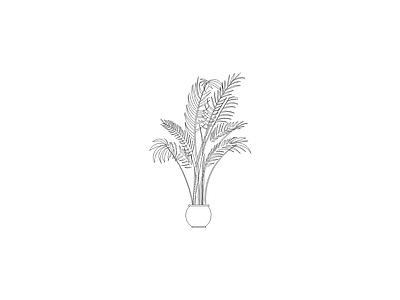 绿植 花瓶花卉绿植装饰摆件图块