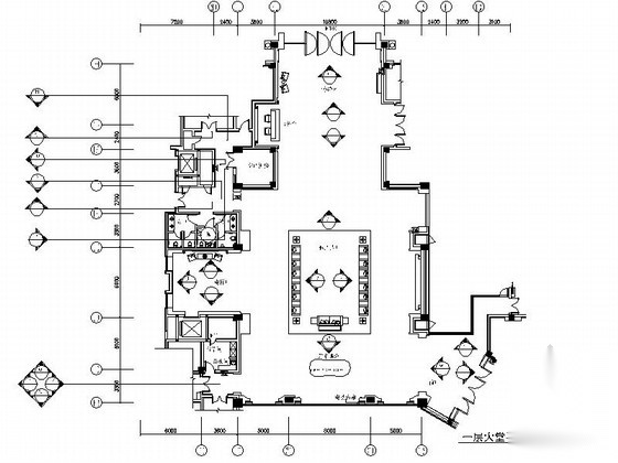 [东莞]度假村高档五星级酒店大堂装修施工图（含效果）