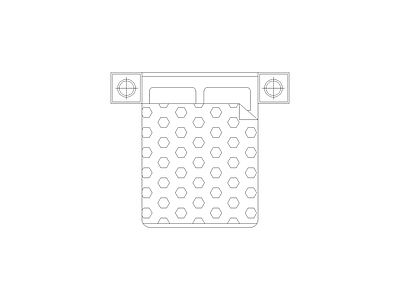 综合硬装构件图块 床平立面