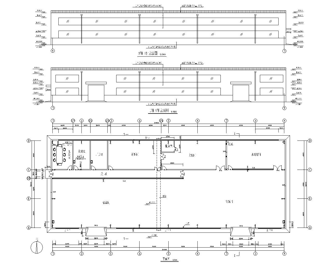 18米单跨轻钢厂房结构施工图（CAD）