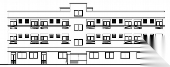 某三层办公楼建筑施工图