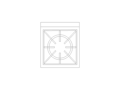 开关插座 厨房厨具图块图块灶具图块灶具立面图块
